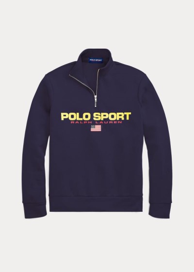 Sudaderas Polo Ralph Lauren Hombre Azul Marino - Polo Sport Fleece - KFNAQ0387